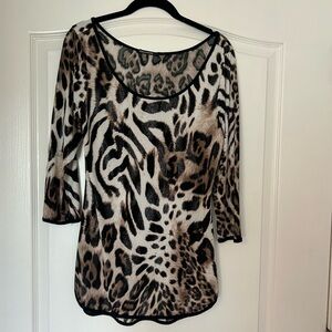 Leopard Print Women's Top
